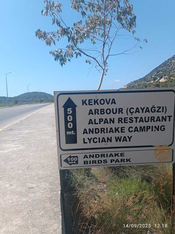 Likya Yolu Demre - Kaş,  Temmuz 2025